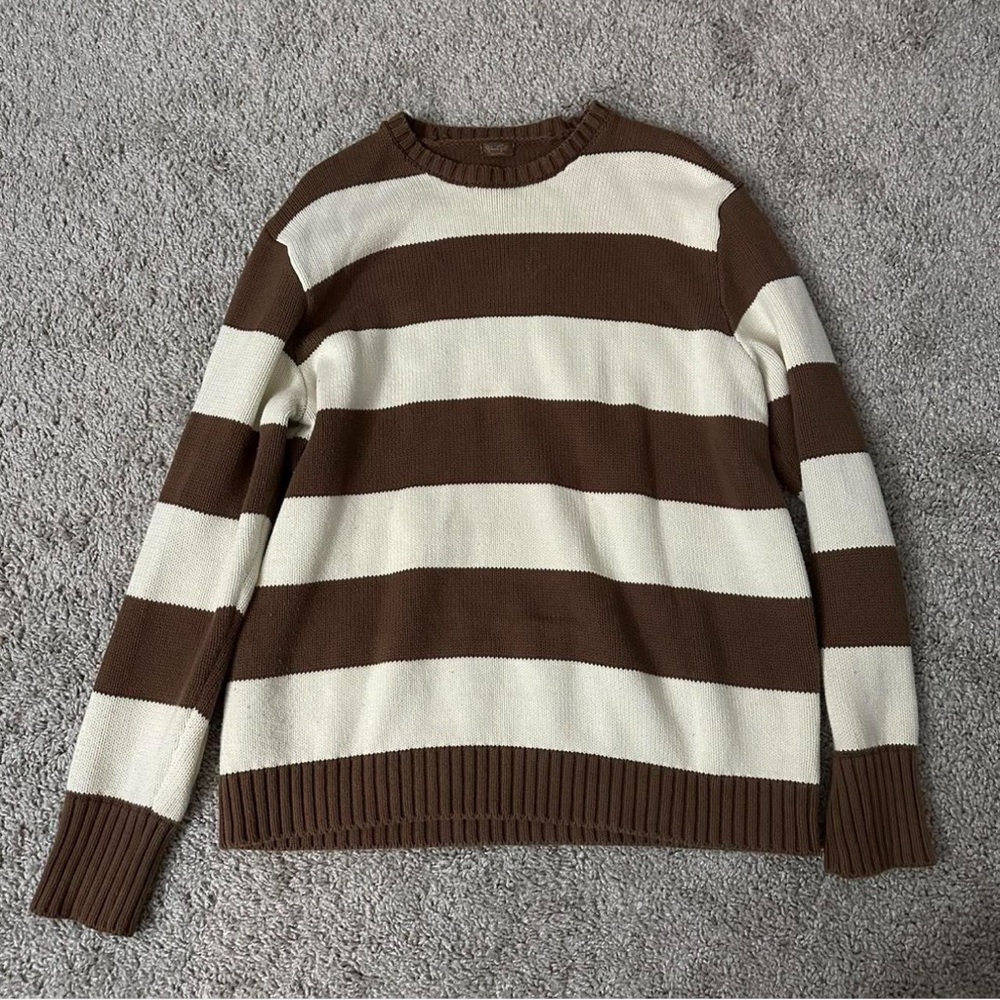 brandy melville striped sweatshirt
